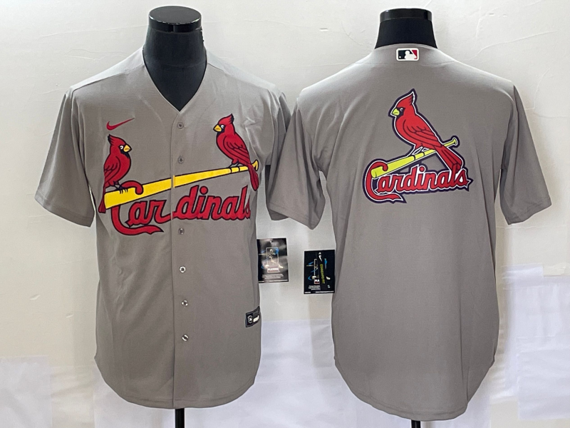 Men’s St. Louis Cardinals Gray Alternate Team Jersey