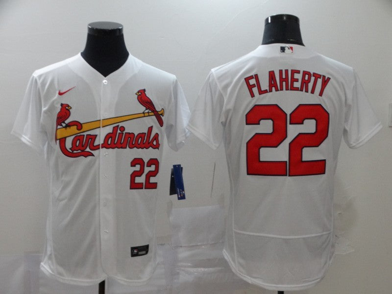 Men’s St. Louis Cardinals Jack Flaherty #22 White Baseball Jersey