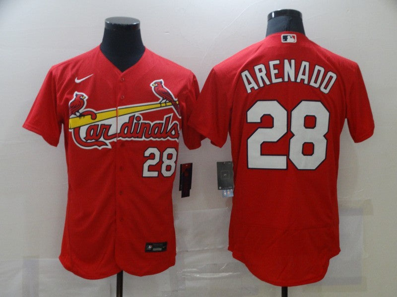 Men’s St. Louis Cardinals Nolan Arenado #28 Red Jersey