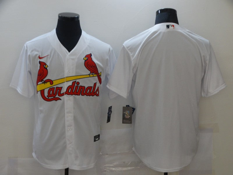 Men’s St. Louis Cardinals White Home Blank Jersey