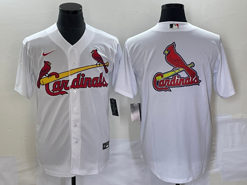Men’s St. Louis Cardinals White Home Team Jersey