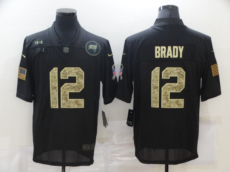 Men’s Tampa Bay Buccaneers #12 Tom Brady Black Jersey