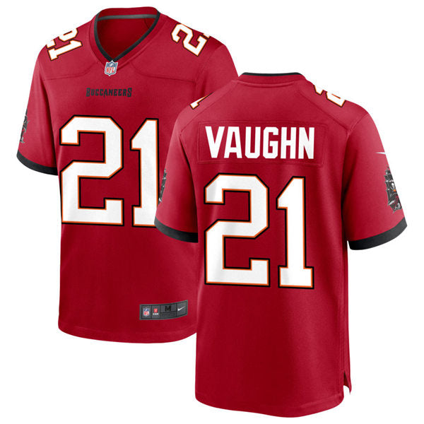 Mens Tampa Bay Buccaneers #21 Ke’Shawn Vaughn Nike Home Red Vapor Limited Jersey