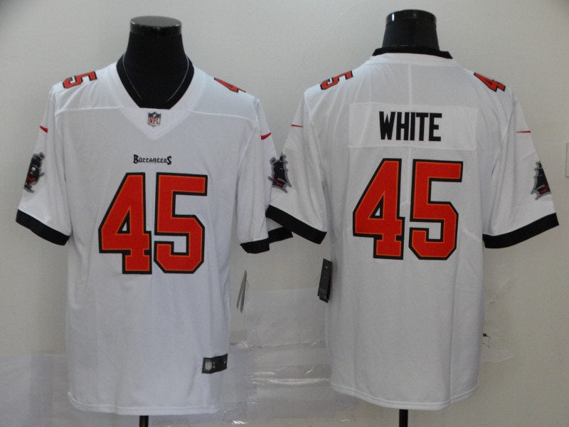 Men’s Tampa Bay Buccaneers #45 Devin White Nike White Game Football Jersey