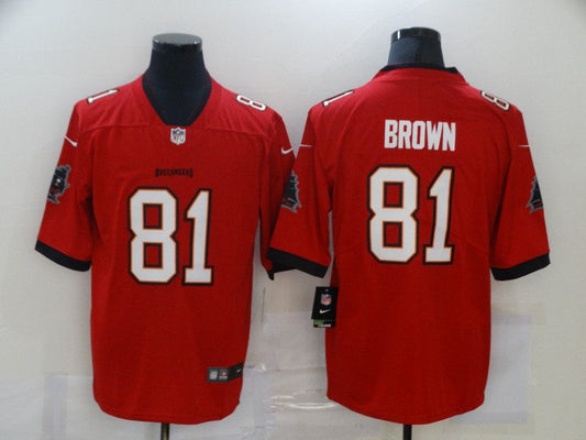 Men’s Tampa Bay Buccaneers #81 Antonio Brown Nike Red Game Football Jersey