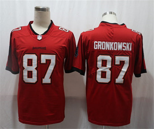 Men’s Tampa Bay Buccaneers #87 Rob Gronkowski Nike Red Vapor Limited Jersey