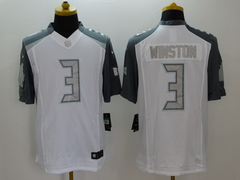 Men’s Tampa Bay Buccaneers Jameis Winston #3 White Jersey