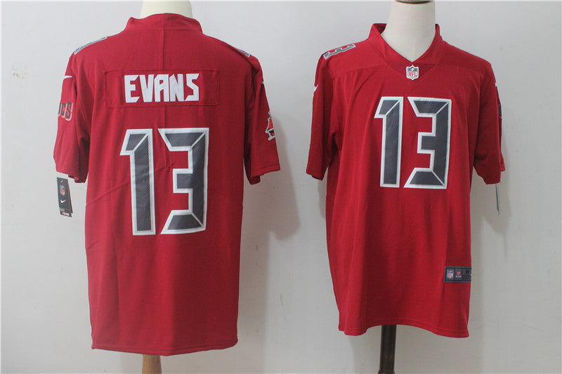 Men’s Tampa Bay Buccaneers Mike Evans #13 Red Alternate Jersey