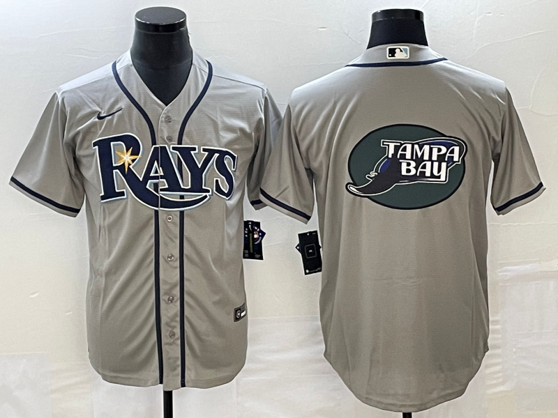 Men’s Tampa Bay Rays Gray Team Jersey