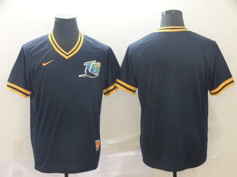 Men’s Tampa Bay Rays Navy Blank Jersey