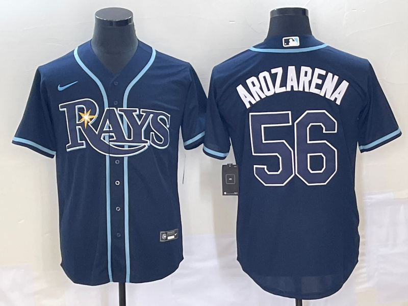 Men’s Tampa Bay Rays Randy Arozarena #56 Navy Jersey