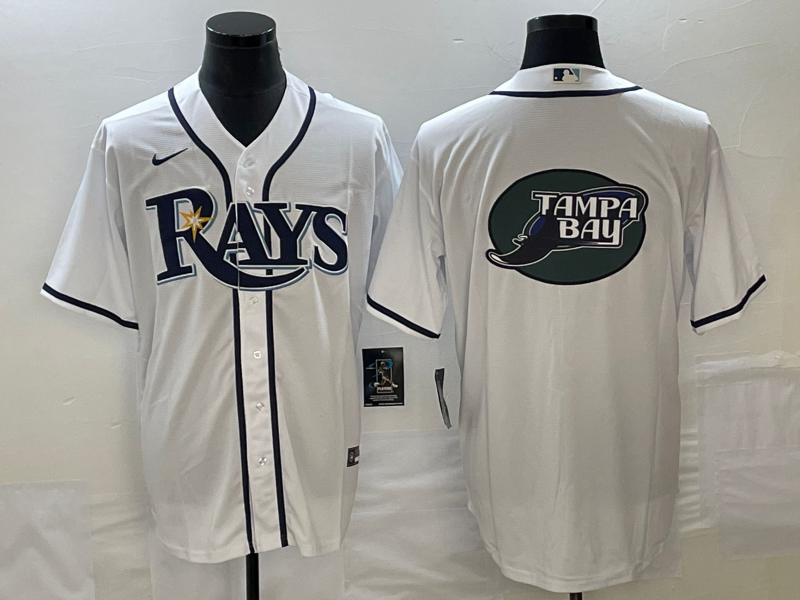Men’s Tampa Bay Rays White Home Team Jersey