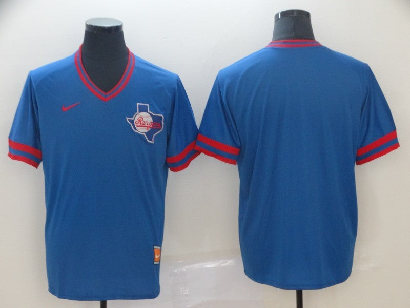 Men’s Texas Rangers Blue Blank Jersey