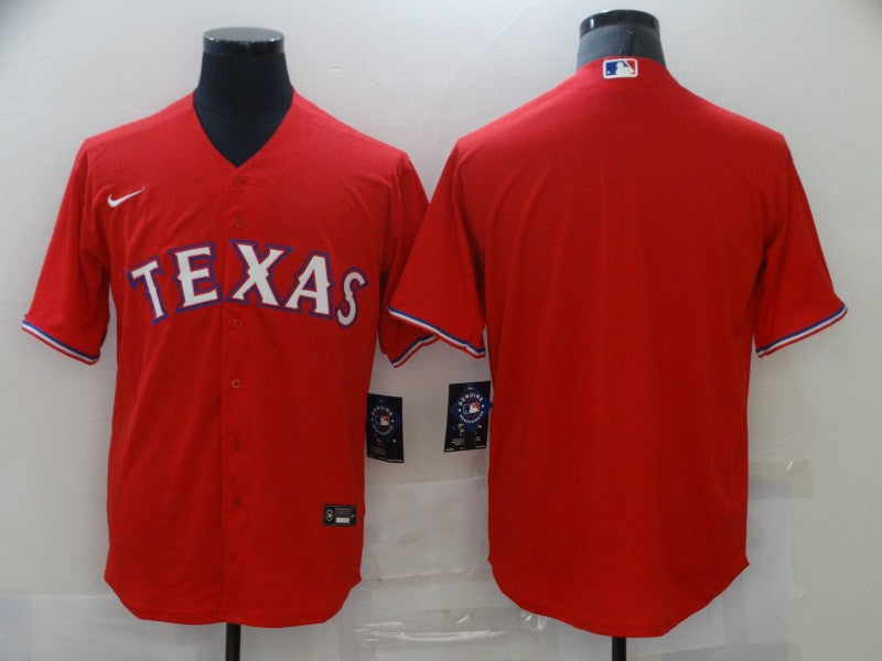 Men’s Texas Rangers Red Blank Jersey