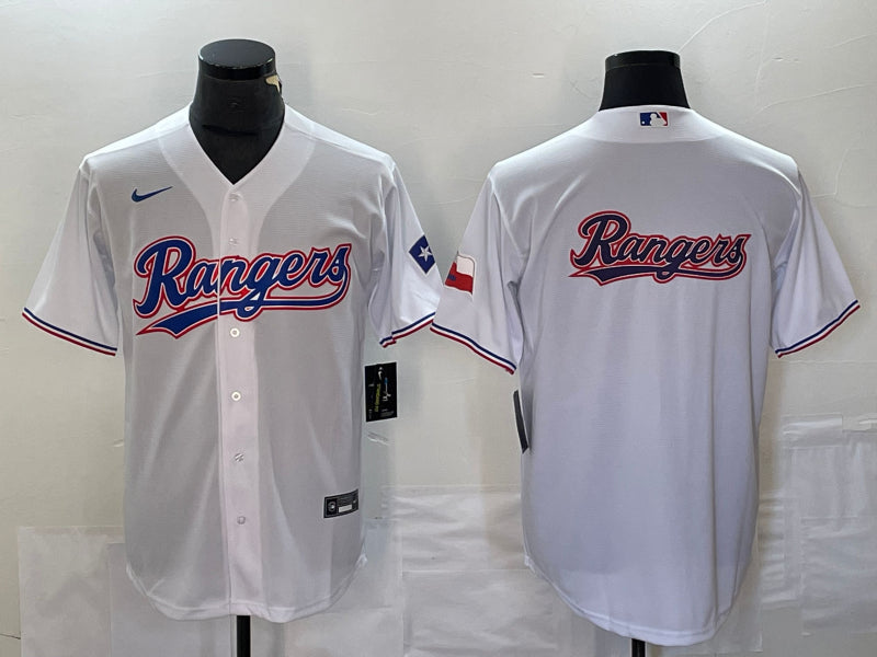 Men’s Texas Rangers White Home Jersey