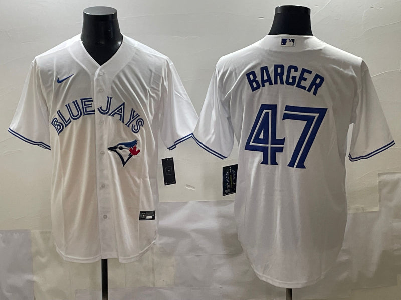 Men’s Toronto Blue Jays Addison Barger #47 White Home Limited Jersey