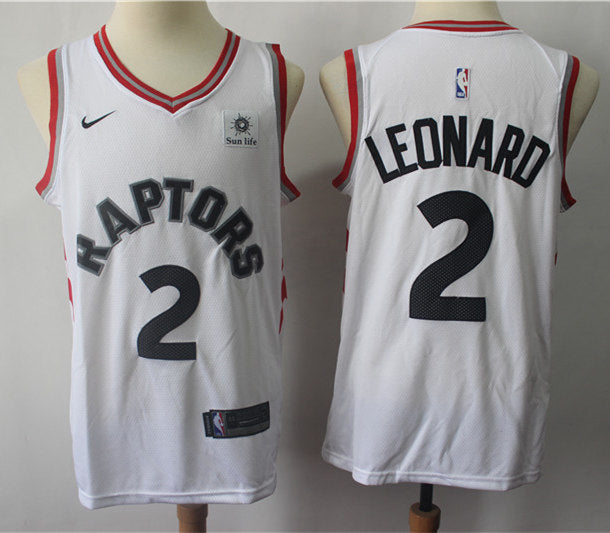 Men’s Toronto Raptors #2 Kawhi Leonard White Association Editio Basketball Jersey