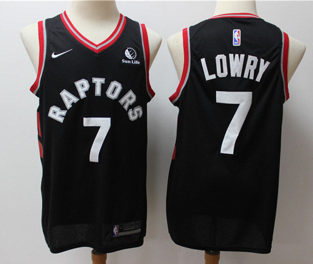 Men’s Toronto Raptors #7 Kyle Lowry Nike Black Statement Edition Basketball Jersey