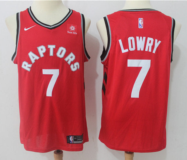 Men’s Toronto Raptors #7 Kyle Lowry Nike Red Icon Edition Basketball Jersey