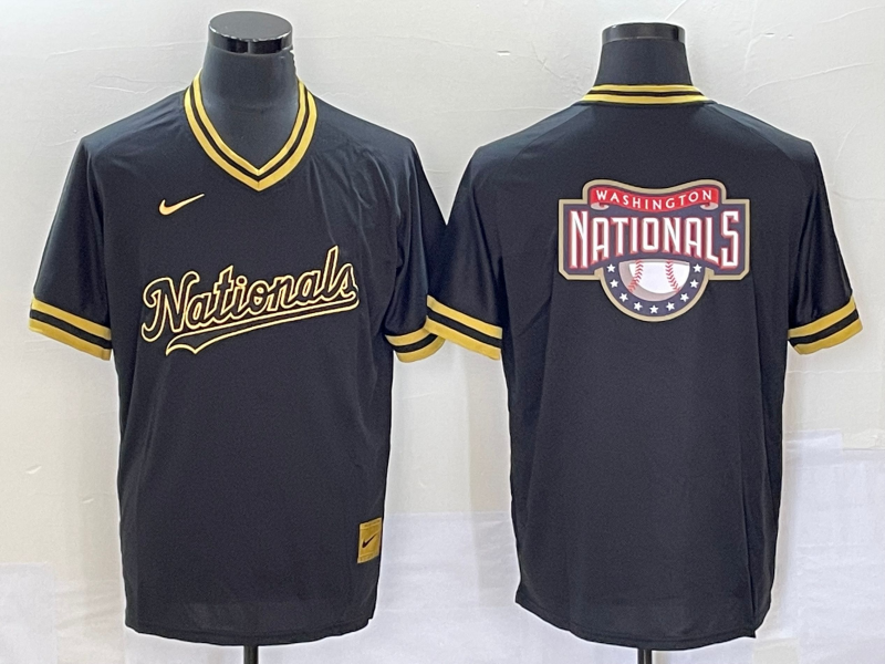 Men’s Washington Nationals Black Alternate Authentic Team Jersey
