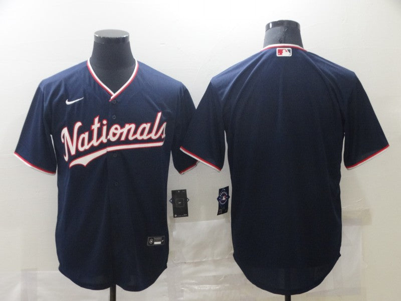 Men’s Washington Nationals Navy Alternate Blank Jersey