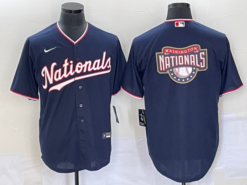 Men’s Washington Nationals Navy Alternate Team Jersey