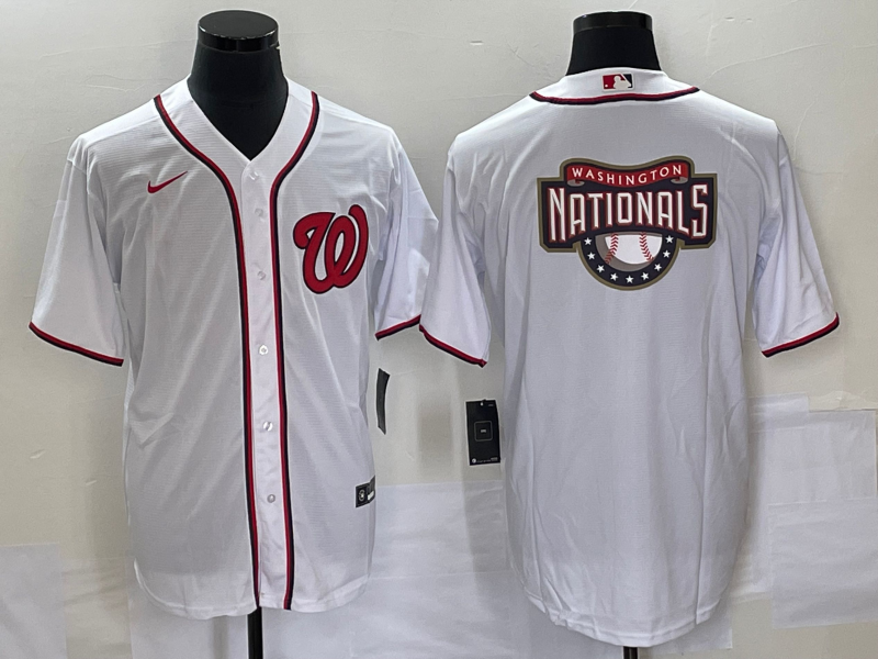 Men’s Washington Nationals White Home Team Jersey