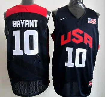 Men’sNike 2012 Team USA Basketball Jersey #10 Kobe Bryant Navy blue
