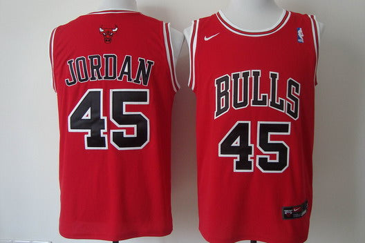 Nike Chicago Bulls #45 Michael Jordan Revolution 30 Swingman Red Jersey