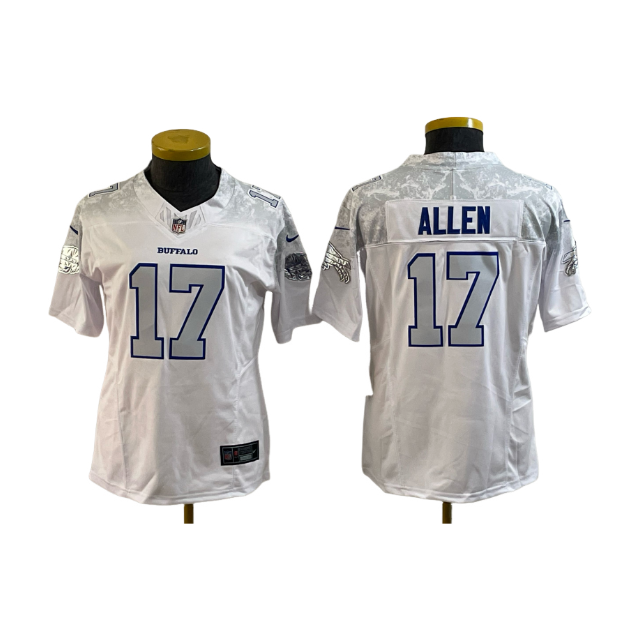 Women’s Bills #17 Josh Allen Rivalries Stitched Jerseys