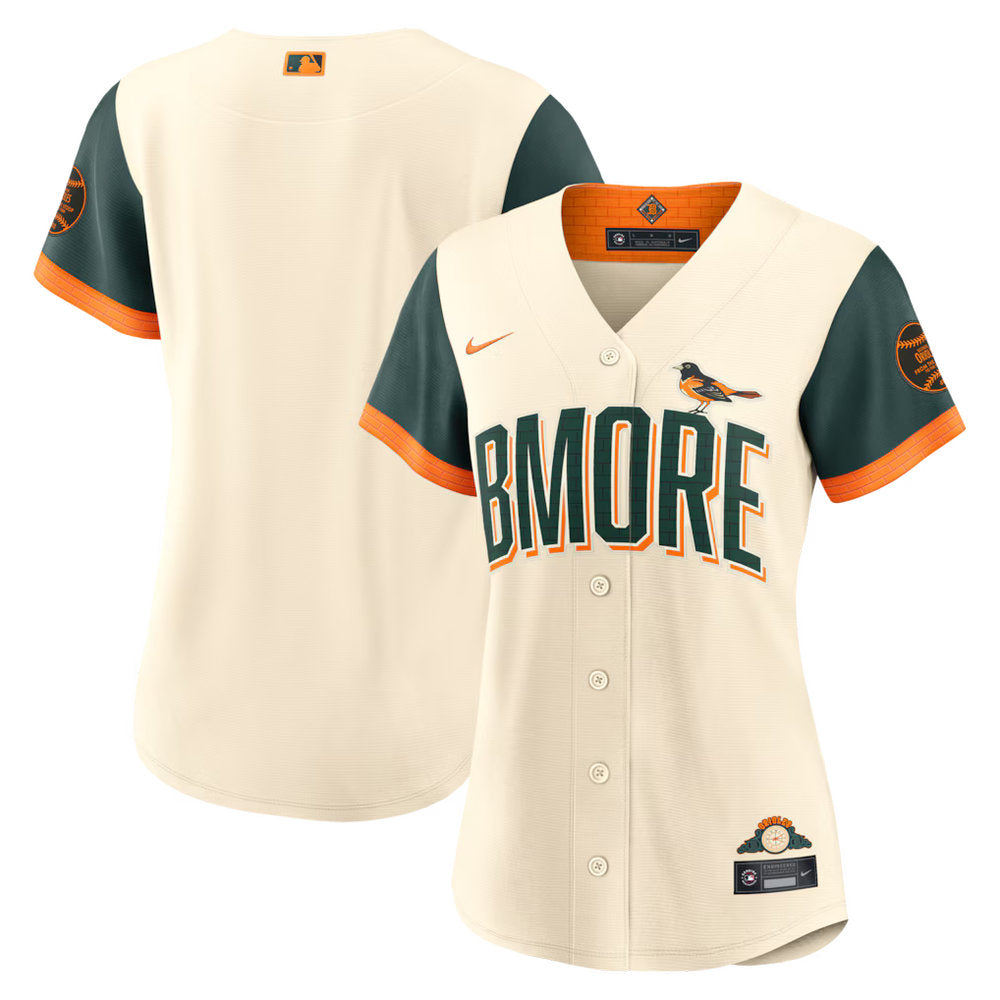 Women’s Baltimore Orioles Nike Natural 2026 City Connect Stadium Jersey