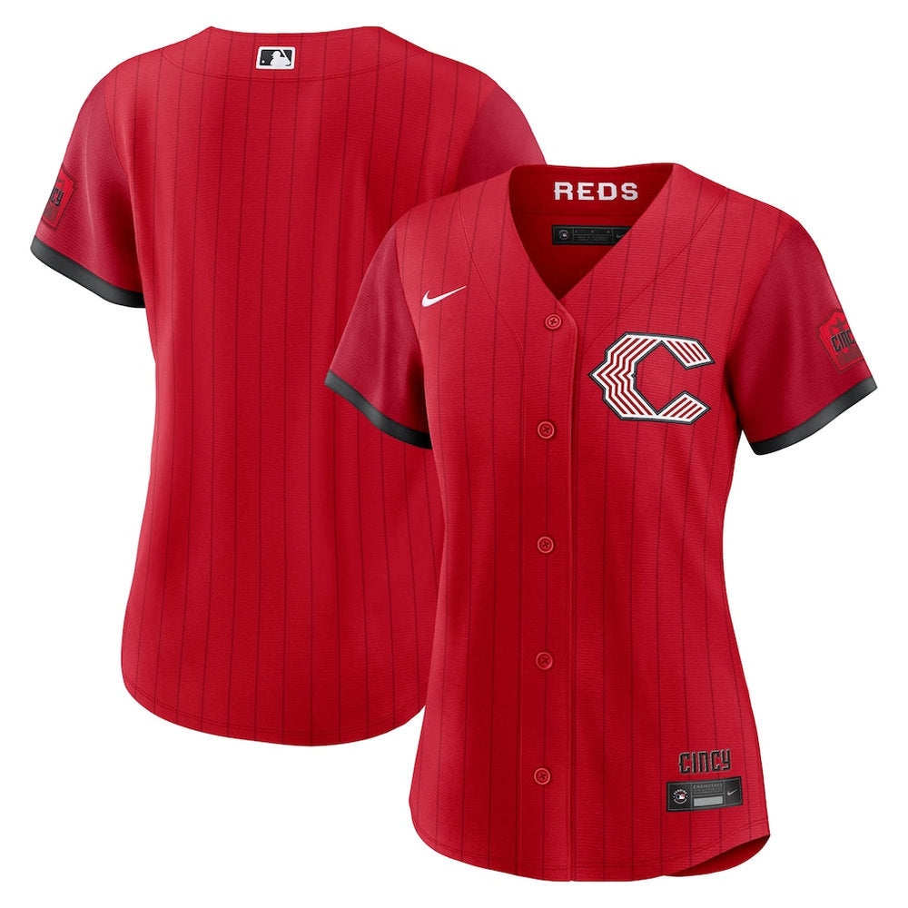 Women’s Cincinnati Reds Nike Red 2026 City Connect Stadium Jersey