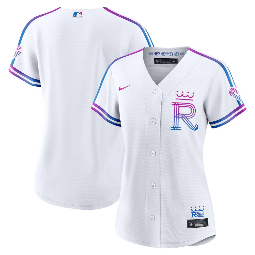 Women’s Kansas City Royals Nike White 2026 City Connect Stadium Jersey