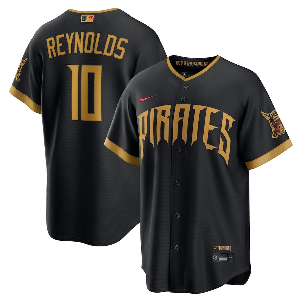 Youth Pittsburgh Pirates #10 Bryan Reynolds Black 2026 City Connect Stitched Jersey